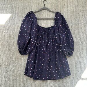 Kitteny Strawberry Long Sleeve Dress
